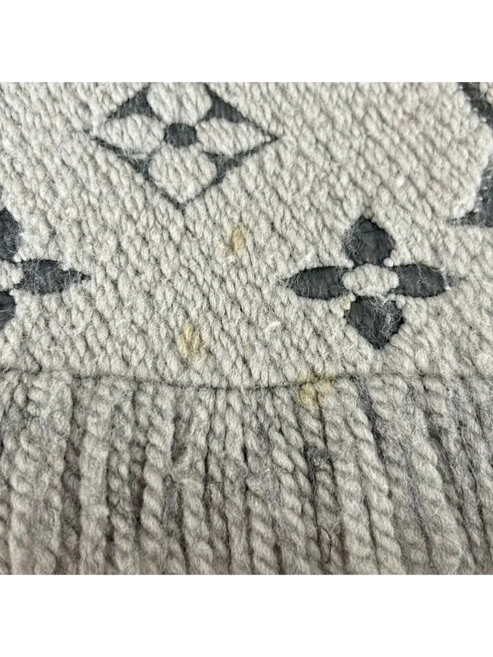 Louis Vuitton Scarf Logomania Verone Wool Silk
